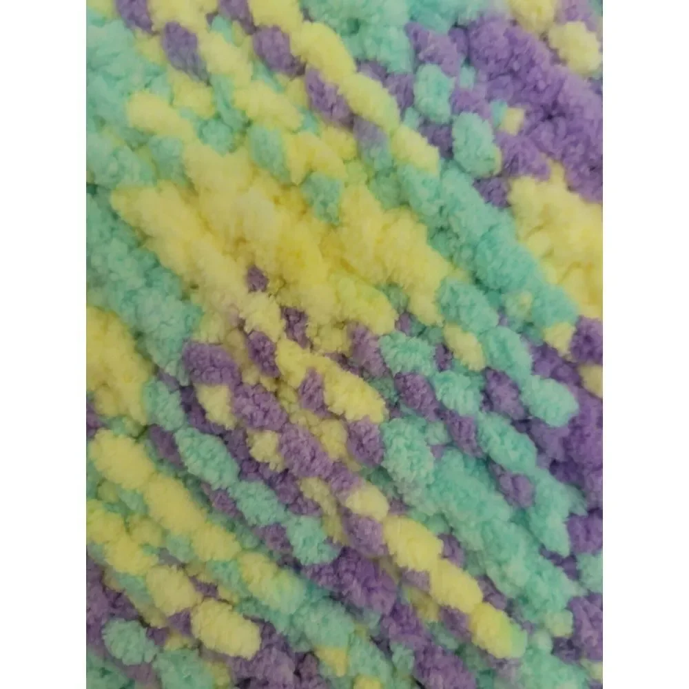 Handmade Crochet Soft Baby Blankie Security Blanket with Butterfly 17x17
